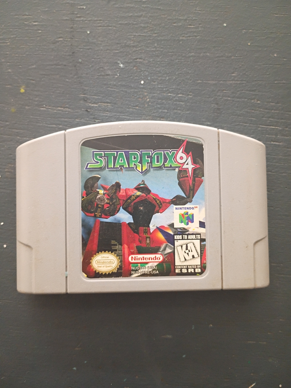 Nintendo Star Fox 64 Cartridge